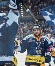 Robin Grossmann: fünf Tore in 15 Spielen dieser Saison. (Bild: Daniela Frutiger/Freshfocus (Zug, 13. Oktober 2017))