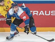 Er erzielte den 3:4-Treffer 40 Sekunden vor Schluss: Dave McIntyre. (Bild: Urs Flüeler/Keystone)