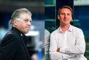 Arbeiten nicht mehr für den EV Zug: Trainer Doug Shedden (links) und Sportchef Jakub Horak. (Bild: Keystone)