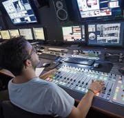 Regieraum von TV Ostschweiz. (Bild: Ralph Ribi)