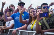 Beste Stimmung am Open Air Frauenfeld. (Bild: Andrea Stalder)