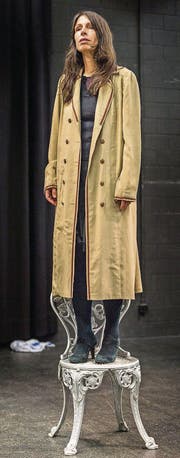 Valérie Cuénod spielt die Alfonsina Storni in «Así Es». (Bild: Andrea Stalder)