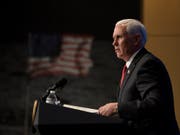 Aller Zuversicht zum Trotz: US-Vizepräsident Pence will den Druck auf Nordkorea aufrechterhalten, bis er konkrete Ergebnisse sieht. (Bild: KEYSTONE/EPA NASA/Bill Ingalls/NASA/BILL INGALLS HANDOUT)