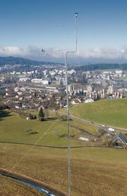 Von Januar bis Juli hat die Stadt im Gitzibüel den Wind gemessen. (Bild: Benjamin Manser)