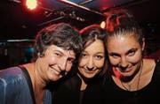 Von der Show angetan: Petra Güttinger (41, Frauenfeld), Liselotte Bosshart (32, Arbon) und Laura Güttinger (32, Bischofszell). (Bilder: Chris Marty)