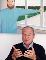 In Kauf- und Prozessierlaune: Unternehmer Bruno Hug. (Bild: Moritz Hager)