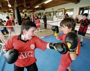 Auch ein Box-Kurs wird angeboten. (Bild: Hannes Thalmann)