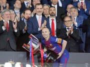 Andrés Iniesta verlässt Barcelona zum Ende dieser Saison (Bild: KEYSTONE/AP/PAUL WHITE)