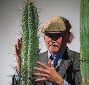 Kostproben seiner Kunst gab's vom frisch gebackenen Kulturpreisträger Christoph Rütimann. (Bild: Andrea Stalder (Warth, 26. Oktober 2016))