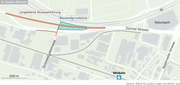 Die Zürcherstrasse könnte künftig begradigt werden. Dazu will die Stadt St.Gallen vorsorglich Land kaufen. (Bild: sbu)