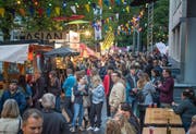 Vor zwei Jahren feierte das erste Streetfood-Festival der Stadt Premiere. (Bild: Michel Canonica)