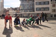 Auf die Plätze, fertig, los: Der "Charity Run" am 7. April führt von der Gallusstrasse durch die Innenstadt und wieder zurück. (Bild: Matthias Fässler)