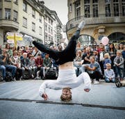 Ein Highlight am «Jungkult»: das Breakdance-Battle. (Bild: Ralph Ribi)