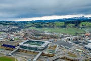 Am häufigsten krachte es 2017 auf den Strassen rund um den Kybunpark. (Bild: Benjamin Manser)