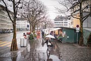Mehr Freifläche gewünscht: Fest installierte Markthäuschen wird es in Zukunft nicht mehr geben. (Bild: Benjamin Manser)
