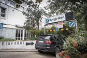 Um das Parkhaus Burggraben auf Vordermann zu bringen, wird es 2018 für rund ein halbes Jahr geschlossen. (Bild: Ralph Ribi)