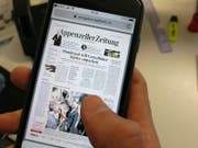 Das E-Paper kann wegen technischen Problemen heute als PDF runtergeladen werden. (Bild: Tim Näf)