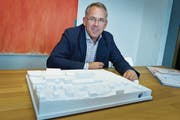 "St.Gallen hat neben Biel die höchste Ziffer an Leerwohnungen", sagt Christoph Solenthaler, Präsident HEV Stadt St.Gallen. (Bild: Ralph Ribi)