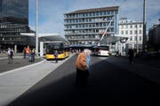Wer innerhalb der Stadt St.Gallen zur Arbeit fährt, nimmt in den meisten Fällen den öV. (Bild: Benjamin Manser)