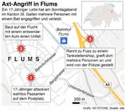 FLUMS, ST. GALLEN, BEIL, AXT, ANGRIFF, LETTE, ATACKE (Bild: Keystone)