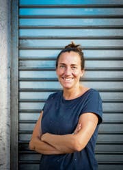 Katja Langenbach nimmt sich des Flüchtlingsthemas aus historischer Sicht an. (Bild: Benjamin Manser)