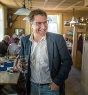 Toni Brunner in seiner Beiz, dem Haus zur Freiheit. (Bild: Michel Canonica)
