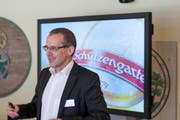 Schützengarten-Chef Reto Preisig will bei seinen Bieren den Anteil der Rohstoffe mit Schweizer Herkunft weiter steigern. (Bild: Peer Füglistaller/Archiv)