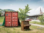 Die Lattich-Container haben neues Leben auf das Güterbahnhofareal gebracht. (Bild: Hanspeter Schiess (31. Mai 2017))