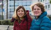 Leer stehende Räume sind Möglichkeiten: Die beiden Grafikdesigner Nina Paim (28) und Fabian Harb (26) planen in Portugal ein künstlerisches Langzeitprojekt. (Bild: Hanspeter Schiess)