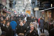 Trotz leichter Abwanderung: Die Stadt St. Gallen bleibt das Zentrum der Ostschweiz. (Bild: Michel Canonica)