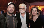 Rolf Buri (37) aus Zihlschlacht, DJ Jörg Buri (64) aus Oppikon und Stefani Buri (34) aus Zihlschlacht. (Bilder: Chris Marty)