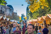 Obwohl viele Besucherinnen und Besucher an der Olma waren, verzeichnete die Stadtpolizei weniger Interventionen. (Bild: Urs Bucher)