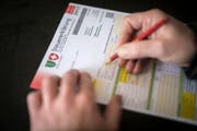Derzeit werden landauf, landab die Steuererklärungen fürs vergangene Jahr ausgefüllt. (Bild: Benjamin Manser)