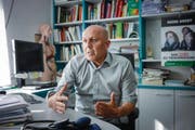 Renato Werndli macht klare Ansagen: «Schafe werden beim Schären regelrecht gequält.» (Bild: Ralph Ribi)