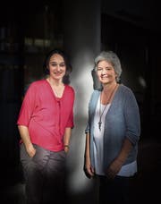 Cristina De Biasio und Ulla Ahmann engagieren sich für jüngere Menschen mit Demenz. (Bild: Benjamin Manser)