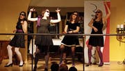Das Zürcher A-cappella-Quartett Dezibelles am Rorschacher Festival. (Bild: Corina Tobler)