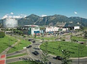 Über 20 000 Kunden gehen am Karfreitag jeweils im Messepark einkaufen. (Bild: Marcel A. Mayer (Dornbirn, 1. Juli 2013))