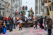 Am St.Galler Fasnachtsumzug kam es noch zu keinen ähnlichen Vorfällen. (Bild: Benjamin Manser)