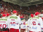 Es ist vollbracht: Die Lakers sind wieder in der National League (Bild: KEYSTONE/PETRA OROSZ)
