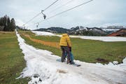 Skilift beim Oberdorf in Wildhaus. (Bild: Urs Bucher)