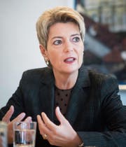 «St. Gallen muss lernen, sich zurückzunehmen»: Karin Keller-Sutter. (Bild: Michel Canonica (16.11.2017))