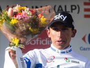 Egan Bernal - der Sieger im Bergzeitfahren an der Tour de Romandie (Bild: KEYSTONE/EPA EFE/QUIQUE GARCIA)