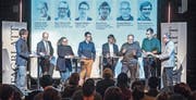 Im Abstimmungskampf über die Mobilitäts-Initiative wurde ausführlich über die Schwerpunkte der städtischen Verkehrspolitik diskutiert. Unter anderem auf einem Tagblatt-Podium. (Bild: Urs Bucher (12. Februar 2018))