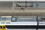 Beim Bahnhof Rorschach soll dank dem Aggloprogramm eine Gleisquerung realisiert werden. (Bild: Benjamin Manser/Archiv)