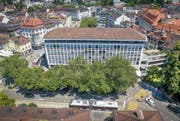 Im Ladenlokal im Erdgeschoss des Union-Gebäudes soll bald doch noch ein Migrolino-Shop eröffnen. (Bild: Urs Bucher)