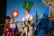 Unmittelbar nach dem Verschuss: Die blutende Schramme an Géraldine Brots Nase ist deutlich zu erkennen. (Bild: Michel Canonica)