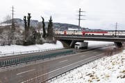 Die A1 wird zwischen St.Margrethen und Höchst in der Nacht von Samstag auf Sonntag total gesperrt. (Bild: Sabrina Stübi/Archiv)