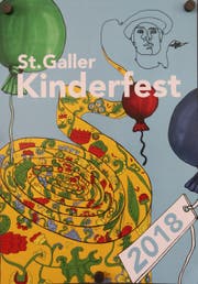 Das bunte Band von Stadtvater Vadian zum Festplatz auf dem Rosenberg.