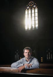 Andreas Jetter dirigiert erstmals in St. Laurenzen. (Bild: Benjamin Manser (St. Gallen, 22. September 2016))