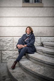 Jennifer Deuel vor der Tonhalle: Sie hat einst eine Gesangsausbildung gemacht. (Bild: Benjamin Manser)